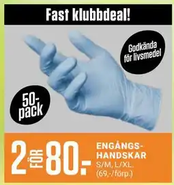 ÖoB ENGÅNGSHANDSKAR, Medlemspris erbjuda