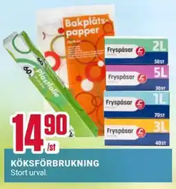 ÖoB KÖKSFÖRBRUKNING erbjuda