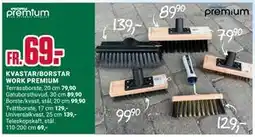 ÖoB KVASTAR/BORSTAR WORK PREMIUM erbjuda