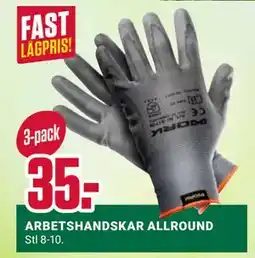 ÖoB ARBETSHANDSKAR ALLROUND erbjuda
