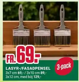 ÖoB LASYR-/FASADPENSEL erbjuda
