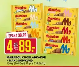 ÖoB MARABOU CHOKLADKAKOR – MAX 3 KÖP/KUND erbjuda