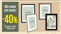 ÖoB Alla ramar och tavlor! erbjuda