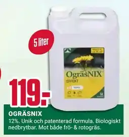 ÖoB OGRÄSNIX erbjuda