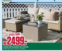 ÖoB CAPRI SOFFLOUNGE SET, NATUR erbjuda