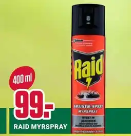 ÖoB RAID MYRSPRAY erbjuda