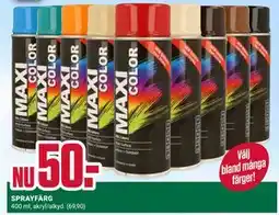 ÖoB SPRAYFÄRG erbjuda