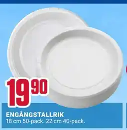 ÖoB ENGÅNGSTALLRIK erbjuda