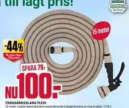 ÖoB TRÄDGÅRDSSLANG FLEXI erbjuda