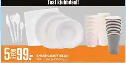 ÖoB ENGÅNGSARTIKLAR, Medlemspris erbjuda