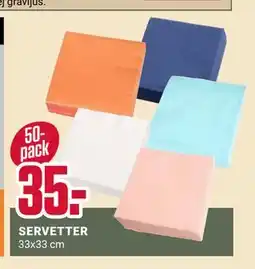 ÖoB SERVETTER erbjuda