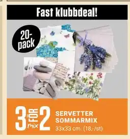 ÖoB SERVETTER SOMMARMIX erbjuda