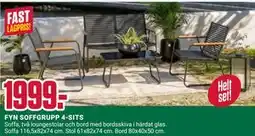 ÖoB FYN SOFFGRUPP 4-SITS erbjuda