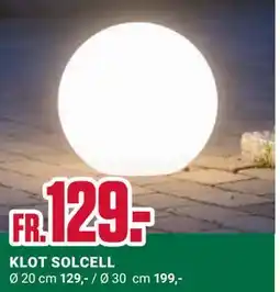 ÖoB KLOT SOLCELL erbjuda