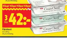 ICA Supermarket Färskost erbjuda