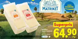 Lidl Matriket Edamer/Gouda ost erbjuda