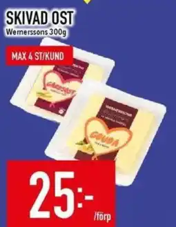 Matdax Wemerssons Skivad ost erbjuda