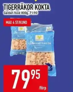 Matdax Tigerräkor kokta erbjuda