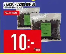 Matdax Svarta russin jumbo erbjuda