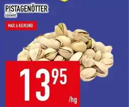 Matdax Pistagenötter erbjuda