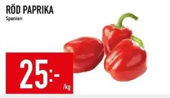 Matdax Röd paprika erbjuda