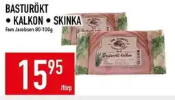 Matdax Basturökt • Kalkon • skinka erbjuda