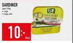 Matdax Lara Sardiner erbjuda