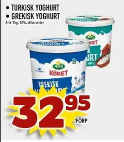 Matdax Arla Turkisk yoghurt • Grekisk yoghurt erbjuda