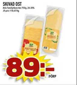 Matdax Arla Skivad ost erbjuda