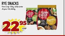 Matdax Finn Crisp Rye snacks erbjuda