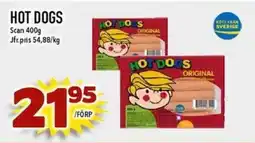 Matdax Scan Hot dogs erbjuda