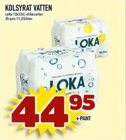 Matdax Loka Kolsyrat vatten erbjuda