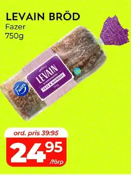Matrix Butikerna Fazer Levain bröd erbjuda