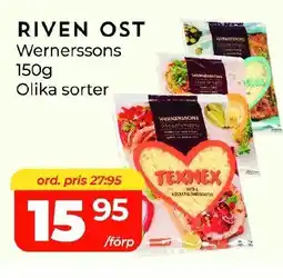 Matrix Butikerna Wernerssons Riven ost erbjuda