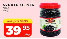 Matrix Butikerna Alkan Svarta oliver erbjuda