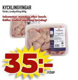 Din Mat Kycklingvingar erbjuda