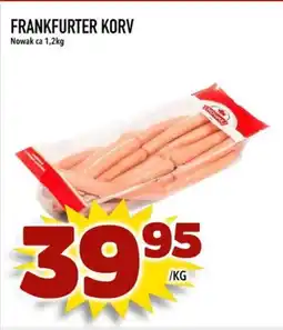 Din Mat Nowak Frankfurter korv erbjuda