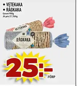 Din Mat Garant Vetekaka • rågkaka erbjuda
