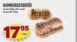 Din Mat Garant Hamburgerbröd erbjuda