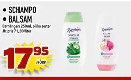 Din Mat Barnängen Schampo • balsam erbjuda