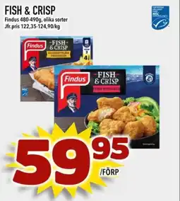 Din Mat Findus Fish & crisp erbjuda