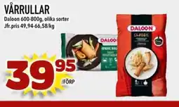Din Mat Daloon Vårrullar erbjuda