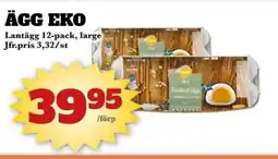 Bonum Matmarknad Ägg eko erbjuda