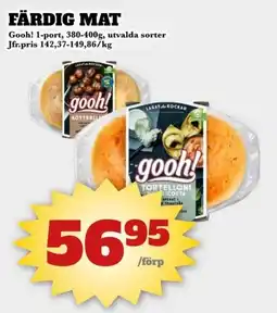 Bonum Matmarknad Gooh! Färdig mat erbjuda