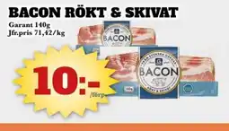 Bonum Matmarknad Garant Bacon rökt & skivat erbjuda