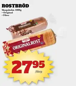 Bonum Matmarknad Skogaholm Rostbröd erbjuda
