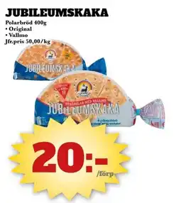 Bonum Matmarknad Polarbröd Jubileumskaka erbjuda