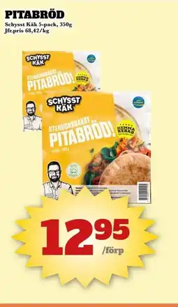 Bonum Matmarknad Schysst Käk Pitabröd erbjuda