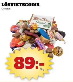 Bonum Matmarknad Lösviktsgodis erbjuda
