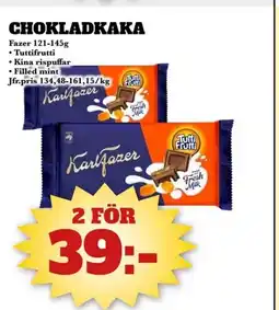 Bonum Matmarknad Fazer Chokladkaka erbjuda